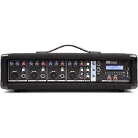 Power Dynamics PDM-C405A 4 kanaals mixer met ingebouwde versterker