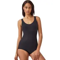 Spanx SPANXshape Invisible Tank Brief Bodysuit - Maat XL - Kleur Very Black