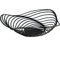 Alessi Fruitmand Trinity Basket Black
