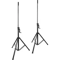 VONYX Set van 2 Vonyx LS93 wind up speakerstandaards 220cm - 70kg