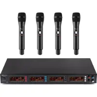 Power Dynamics PD504H draadloos microfoonsysteem met 4 microfoons