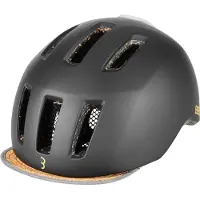 Bbb Cycling GridEco Fietshelm met Verlichting - Volwassenen - E-bike en Stadsfiets - Mat Zwart - Maat M - BHE-161ECO