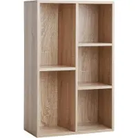 Vasagle Boekenkast met 5 vakken, Eik