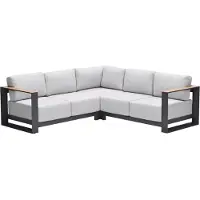 Garden Impressions Malakka loungebank 3-delig - light teak look