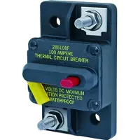 Blue Sea Systems 285 Series Thermals Surface Adapter Zwart 25 Amp