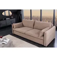 Invicta Design slaapbank APARTMENT 215cm taupe corduroy 3-zits bank - 44502