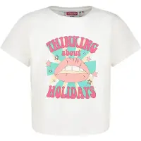 Vingino T-shirt Heba Meisje Wit 176