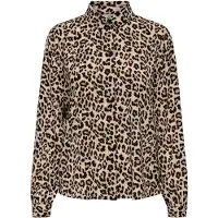 JDY Blouse 'JDYBROOKE' beige / greige / zwart
