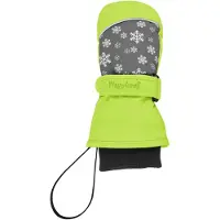 Playshoes wanten sneeuwvlok junior polyester groen jaar