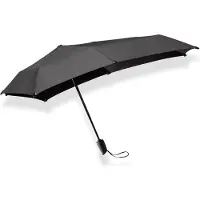 Senz Automatic Opvouwbare Stormparaplu pure black