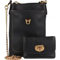 Fossil Harper Mobiel telefoonhoesje Leer 12 cm schwarz