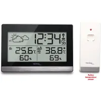 Technoline WS9255 KLOK / WEKKER met TEMPERATUURWEERGAVE en WEERSTATION
