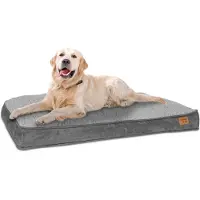 Ib style Happy Dreams Hondenbed - Hondenmand - Hondenkussens - 100x68 cm - Grijs