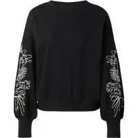 ONLY Sweatshirt 'ONLBrooke' zwart / wit