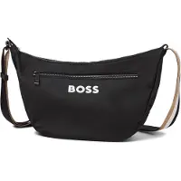 BOSS Schoudertas 'Catch' zwart / wit