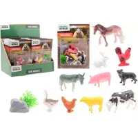 Johntoy Johntoys 12 boerderijdieren speelset - 11 delige set met diverse dieren