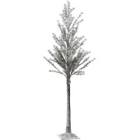 FÉÉRIC LIGHTS AND CHRISTMAS Kunstkerstlichtboom - Ø40xH180cm - Kerstdecoratie - Wit