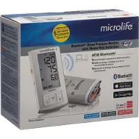 Microlife BP A6 BT - Bovenarm Bloeddrukmeter - Aanbevolen door Hartstichting - AFIB Screening - Bluetooth + App - 5 Jaar Garantie