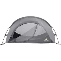 Littlelife strandtent 85 x 72 x 133 cm katoen groen/grijs