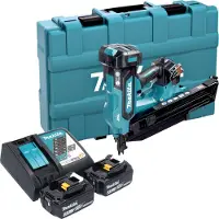 Makita DBN 901 RFK accu spijkerapparaat 18 V 50 - 90 mm borstelloos + 2x accu 3,0 Ah + lader + koffer
