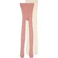 Minymo Panty's crème / oudroze