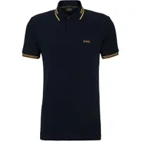 BOSS Slim-fit polo van stretchkatoen met merkaccent Maat S