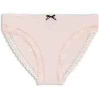 HUGO Regular-rise slips van elastische microvezelstof met kantdetail Maat XL