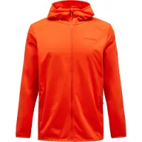 Peak Performance Vest Men Light Zip Hood Solar Burst-M