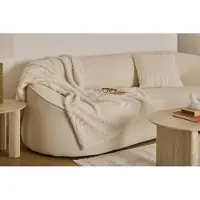 Atmosphera Plaid superzacht - 180x230cm - Ivoor