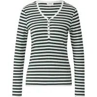 s.Oliver Shirt donkergroen / wit