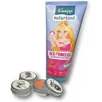 Kneipp naturkind Sea Princess shampoo&shower en Mini Mo Veganistische lippenbalsem met vanille smaak en SPF10 set van 3