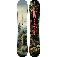 Burton - Packs (snowboards & bindingen) - Pack Custom Jungle 2027 voor Heren - Groen