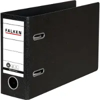 Falken Breed Ordner A5 80 mm Zwart 2 Ringen Kunststof Liggend