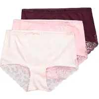 Ulla Popken Slip aubergine / rosa / lichtroze