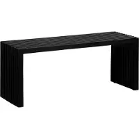 Lewis & Loft Halbankje Lexi - FSC mangohout - Zwart