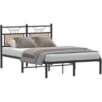 vidaXL Bedframe zonder matras hout sonoma eikenkleurig 120x200 cm