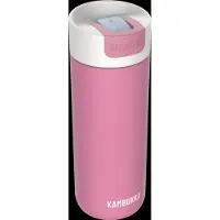 Kambukka Olympus Thermosbeker 500 ml - Koffiebeker To Go - makkelijk reinigen - lekvrije Koffiebeker RVS - Theebeker - Travel Mug - Macaron Pink