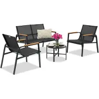 Garden Point Tuinmeubelen Moreno zwart