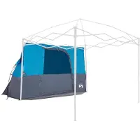 vidaXL Binnentent met dak met opslag Blauw 280 x 220 x 176 cm taft