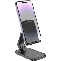 Hoco HD8 Bureau Telefoonhouder Zwart - Handsfree Kijken & Werken