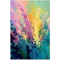 PosterMonkey Poster 20x30 cm - Dromerige - Langgerekte bloemen - Posters - Kamer decoratie - Wanddecoratie woonkamer - Muurdecoratie slaapkamer