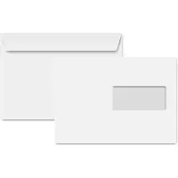 Clairalfa enveloppen DL, 110 x 220 mm, gerecycled wit