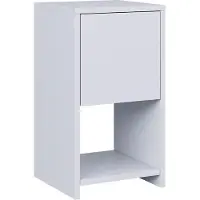 Vicco Evo Nachtkastje – 30 x 55 cm met 3 laden Wit