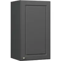 Vicco Fame-Line Hangkast – 40 cm Anthrazit-Gold Landhaus