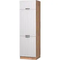 Vicco Fame-Line Koelkast ombouwkast – 60 cm Wit Landhuis