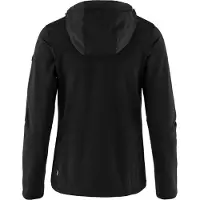 Fjällräven - Women's Keb Fleece Hoodie - Fleecevest L, zwart