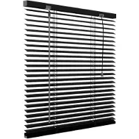 Decosol 203 Jaloezie Horizontaal Aluminium Zwart 120x250cm