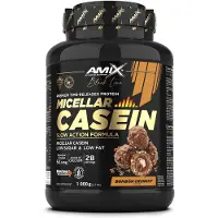 Amix Black Micellar 1kg Casein Eiwit Knapperige Chocolade