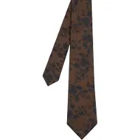 Paul Smith Men Tie Floral Brown Size: OS | Ties Outlet | Heren | Bruin