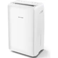 Sharp UD-P16E-W- luchtontvochtiger - Ontvochtigt tot 16L per dag – Voor ruimtes tot 75 m² - Incl. wasdroogfunctie